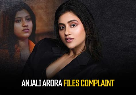 anjali arora leaked mms|Anjali Arora files Defamation Case over Leaked ‘Sextape’